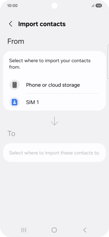 Press the name of the SIM.