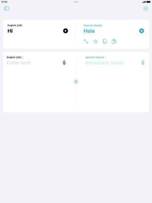 Press the screen size icon. Press the screen size icon.
