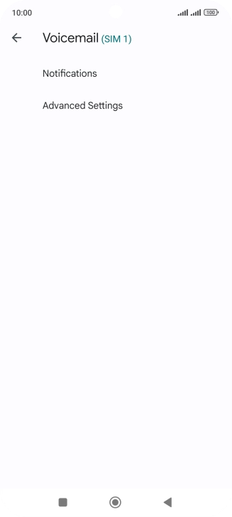 Press Advanced Settings. Press Advanced Settings.