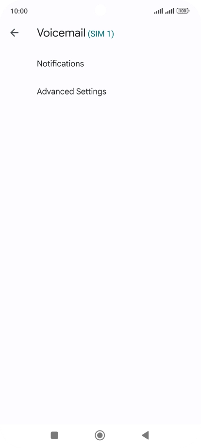 Press Advanced Settings. Press Advanced Settings.