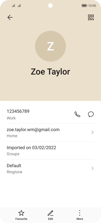 Press the required number.