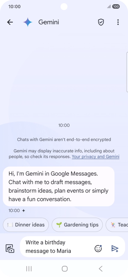 Write or say in your own words which topic you would like to use.