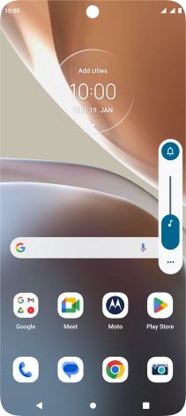 Press the sound mode icon.