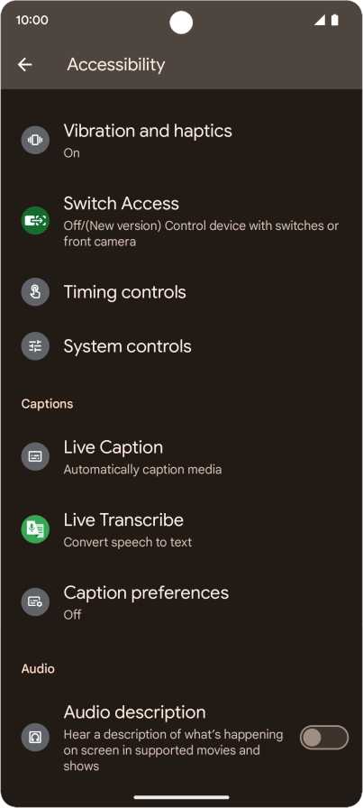 Press the required category below 