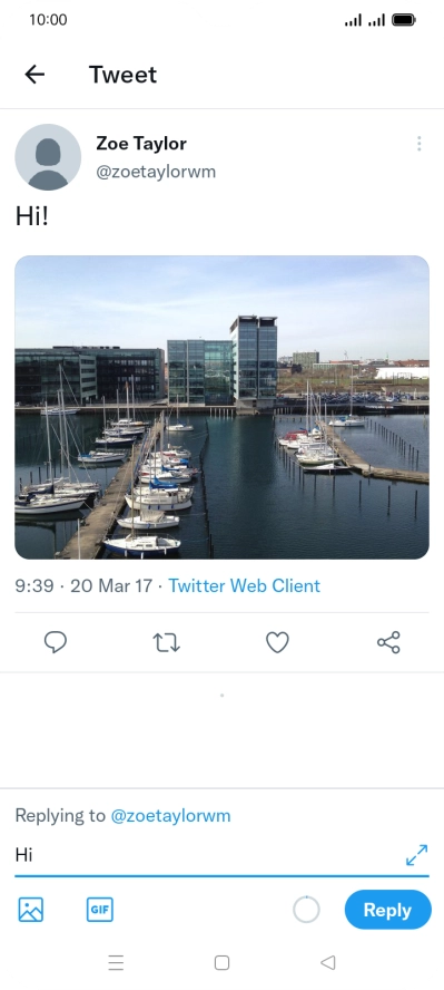 Write your reply and press Reply. Write your reply and press Reply.