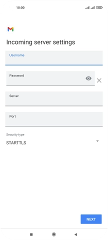 Press the field below 