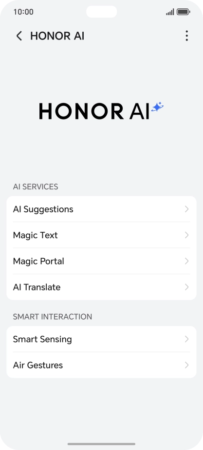 More examples of HONOR AI usage are now displayed.