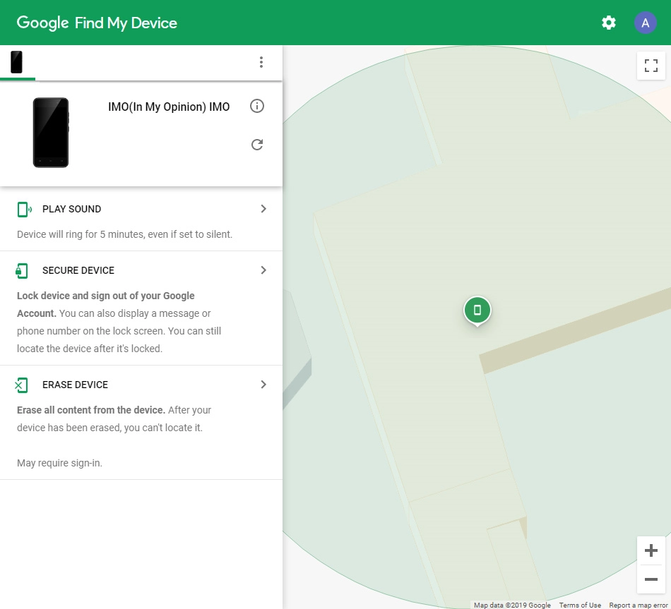 Click the required device.