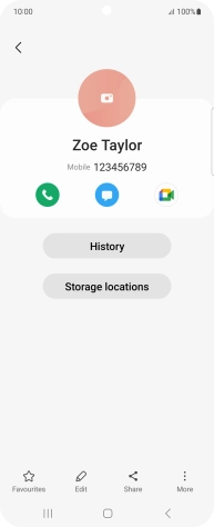 Press the Home key to return to the home screen.
