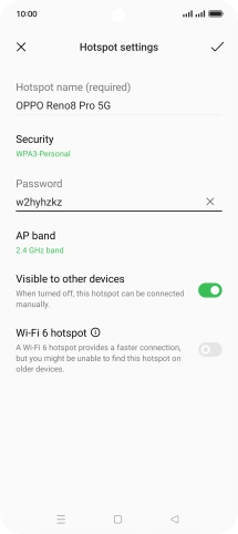 Press the field below 