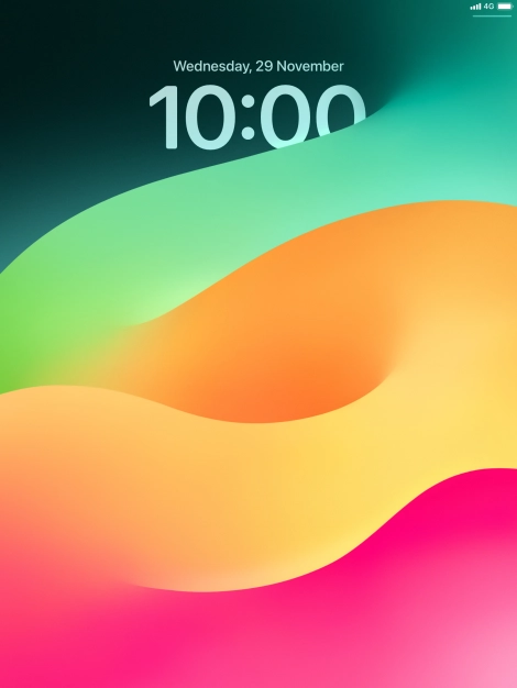 Press and hold anywhere on the lock screen. Press and hold anywhere on the lock screen.