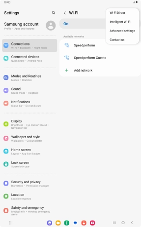 Press Intelligent Wi-Fi.