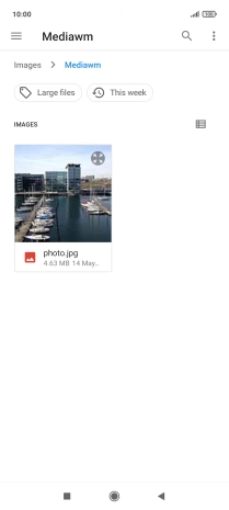 Press the required picture. Press the required picture.