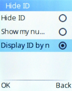 Select Show my number to turn on the function.