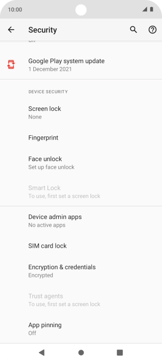 Press SIM card lock.
