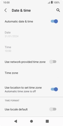 Press the indicator next to Press the indicator next to