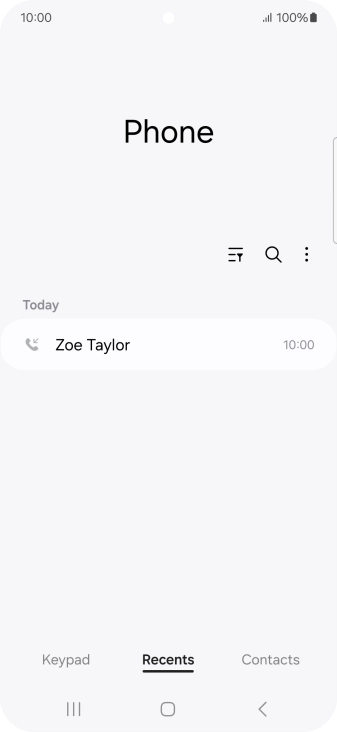 Press the required number.