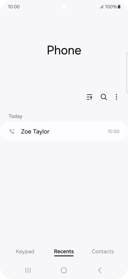 Press the required number.