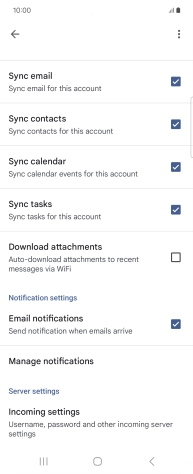 Press the field next to 