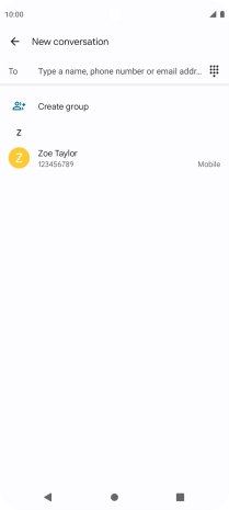 Press the field next to 