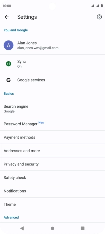 Press Privacy and security. Press Privacy and security.