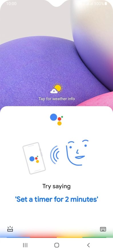 Press the explore icon.