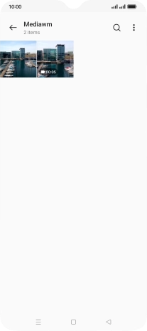 Press and hold the required picture or video clip.