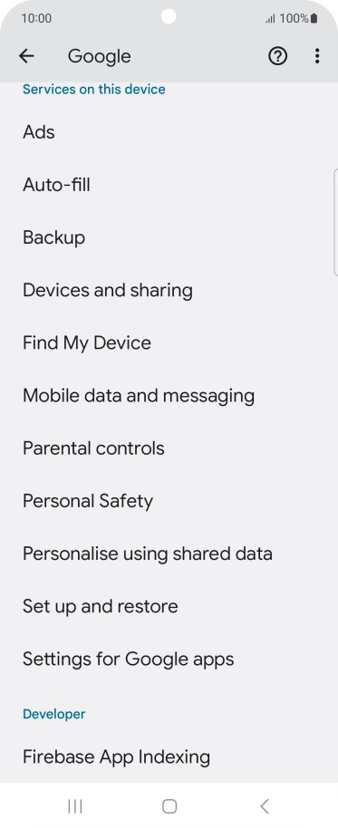Press Find My Device.