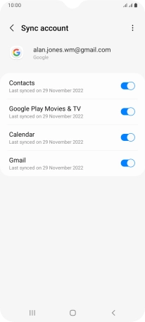 Press the Home key to return to the home screen.