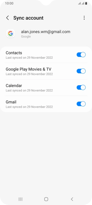 Press the Home key to return to the home screen.