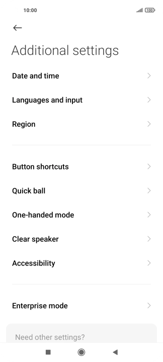 Press Date and time.