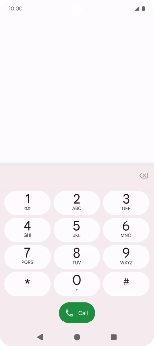 Press and hold number key 1 to call voicemail. Follow the instructions to listen to your messages.