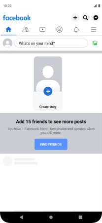 Press the text input field.