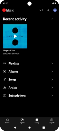 Press the required category and go to the required audio file. Press the required category and go to the required audio file.