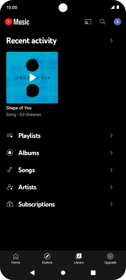 Press the required category and go to the required audio file. Press the required category and go to the required audio file.
