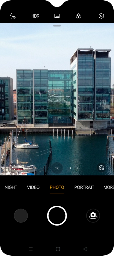 If the camera is turned on, press VIDEO.