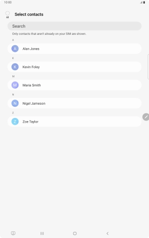 Press the field above 