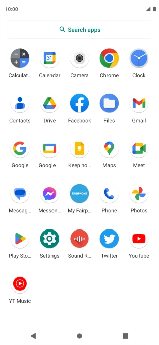 Press Photos and go to the required folder.