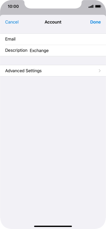 Press Advanced Settings.