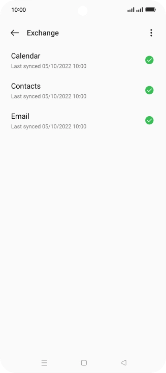 Press the menu icon.