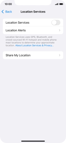 Press the indicator next to Press the indicator next to