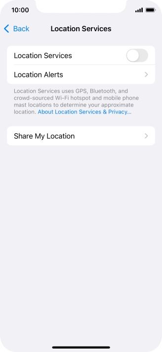 Press the indicator next to Press the indicator next to