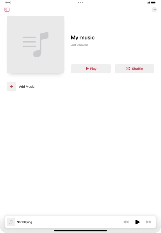 Press Add Music.