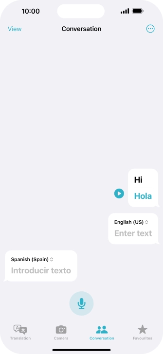 Press the menu icon. Press the menu icon.