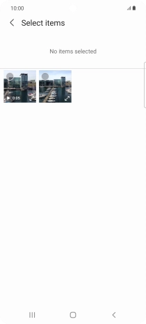 Press the required picture. Press the required picture.