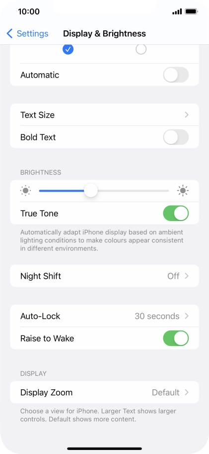 Press the indicator next to Press the indicator next to