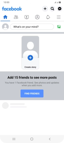 Press the text input field.
