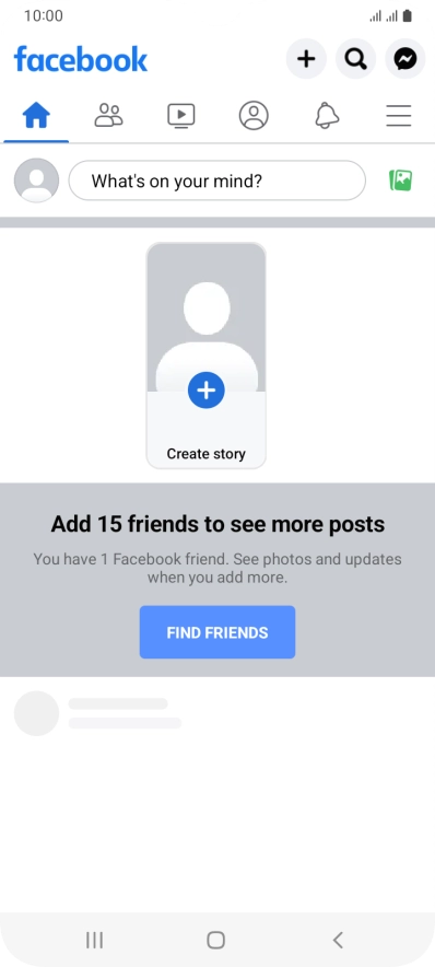 Press the text input field.