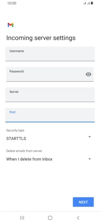 Press the drop down list below Press the drop down list below
