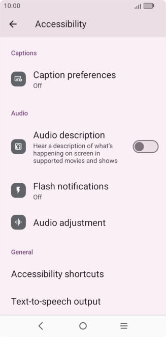 Press the required category below 